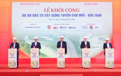 Bộ trưởng Trần Hồng Minh phát lệnh khởi công cao tốc Chợ Mới - Bắc Kạn