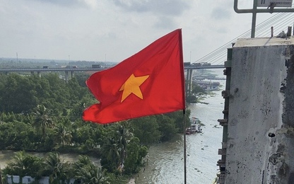 Thi công xuyên lễ 30/4, quyết tâm đưa cầu Rạch Miễu 2 về đích dịp Quốc khánh 2/9