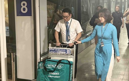 Chuyến bay "thần tốc" hồi sinh sự sống cho bệnh nhân