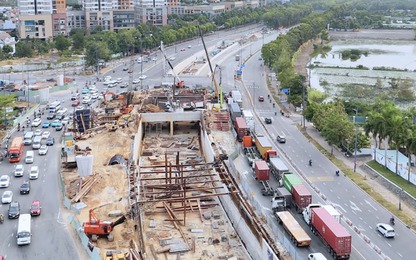Nguyên nhân hầm chui nút giao An Phú chưa thể thông xe đúng kế hoạch