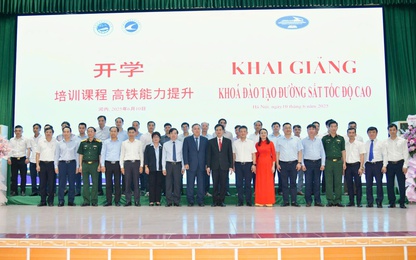 Trường Cao đẳng Đường sắt khai giảng khóa đào tạo đầu tiên về đường sắt tốc độ cao