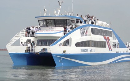 Phà Cần Giờ - Vũng Tàu tăng cường chuyến phục vụ hành khách