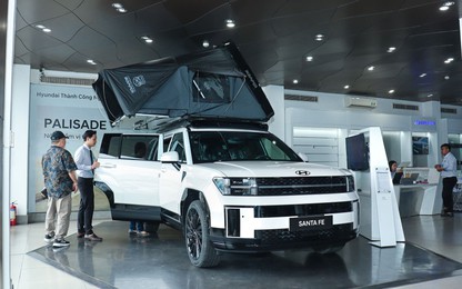 Hyundai Santa Fe tiếp tục xả kho để kéo khách