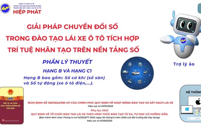TP.HCM lần đầu ra mắt ứng dụng AI vào đào tạo lái xe ô tô