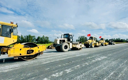 Thi công xuyên lễ 2/9, đẩy nhanh tiến độ cao tốc Cần Thơ - Cà Mau