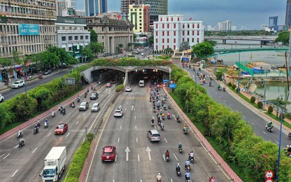 TP.HCM: Cấm xe qua hầm Thủ Thiêm trong ba buổi chiều