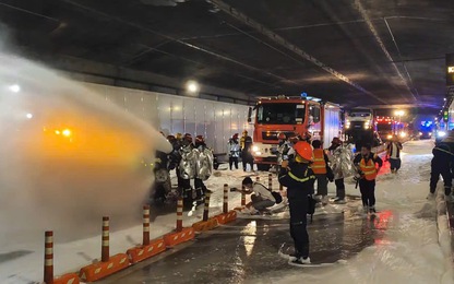 Diễn tập phòng cháy chữa cháy, cứu nạn tại hầm vượt sông Sài Gòn