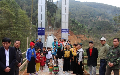 Cầu treo dân sinh: Dự án nhỏ ý nghĩa lớn