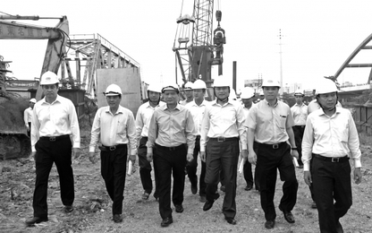 Dốc sức thi công cầu Bình Lợi, nâng cao năng lực đường thủy