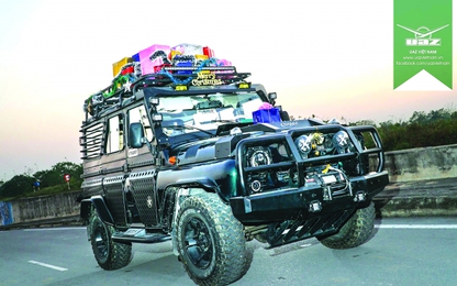 Chi tiết mẫu xe chỉ huy duyệt binh