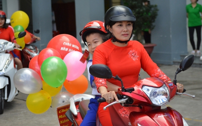 Gia đình nơi giáo dục văn hóa giao thông tốt nhất cho con trẻ