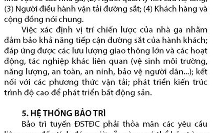 Nghiên cứu đề xuất các yêu cầu kỹ thuật cơ bản và quy trình triển khai hệ thống đường sắt tốc độ cao tại Việt Nam