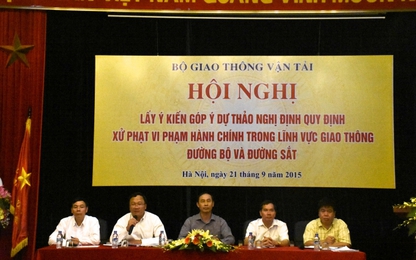 Tăng mức xử phạt hành chính trong lĩnh vực giao thông đường bộ, đường sắt