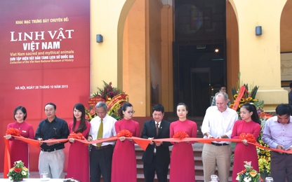 Trưng bày gần 100 linh vật Việt Nam