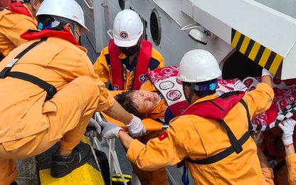 Tìm thấy vị trí tàu cá bị đắm sau va chạm với tàu ANNIE GAS09