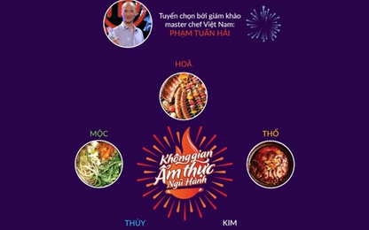 Hé lộ "không gian ẩm thực Ngũ hành" tại Đà Nẵng