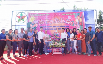 Mang Trung thu nghĩa tình cho thiếu nhi Mù Cang Chải