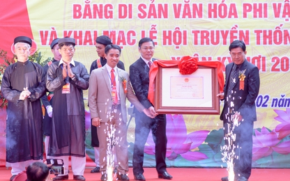 Hội làng Triều Khúc trở thành Di sản văn hóa phi vật thể Quốc gia