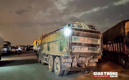 Liên ngành Thanh tra, Cảnh sát trắng đêm xử xe chở quá tải trên 130%