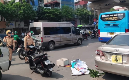 Hà Nội: Va chạm xe buýt, nam thanh niên tử vong thương tâm