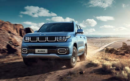BAIC BJ60 mới của Trung Quốc trông giống cả Jeep và Land Cruiser