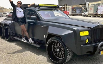 Rolls-Royce Phantom độ 6 bánh khiến nhà sản xuất của hãng nổi đóa