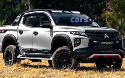 Mitsubishi Triton thế hệ mới 2023 lộ hình ảnh ngoại thất