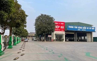 Trung tâm đăng kiểm đầu tiên ở Hà Nội phục vụ trạm sạc ôtô điện