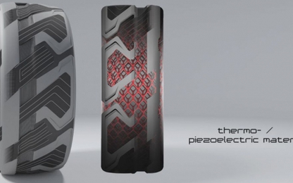 Lốp xe có thể tái tạo điện năng của Goodyear