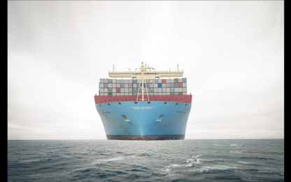 Những hình ảnh hiếm có của tàu chở hàng "khổng lồ" Maersk Majestic
