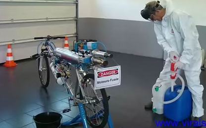 Choáng với chiếc xe đạp siêu tốc đạt 333km/h