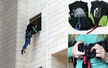 Hệ thống ba lô giúp thoát khỏi tòa nhà trong tình huống nguy cấp