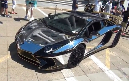 Lamborghini Aventador SV bọc crôm hàng độc