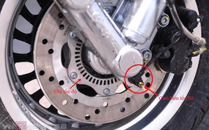 Cơ chế hoạt động của phanh ABS trên xe ga