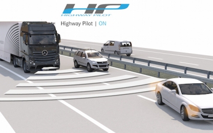 Mercedes-Benz thử nghiệm xe tải tự hành trên cao tốc ở Đức