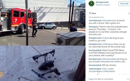 Truy lùng chủ chiếc drone gây mất điện tại Hollywood