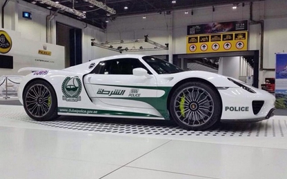 Porsche 918 Spyder - siêu xe mới của cảnh sát Dubai