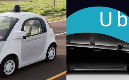 Google và Uber đã bắt đầu cuộc đua phát triển xe taxi tự hành