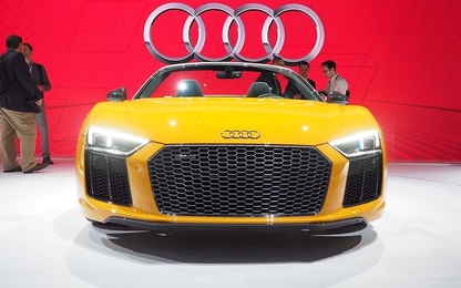 R8 Spyder 2017: siêu xe mui trần mạnh mẽ nhất của Audi