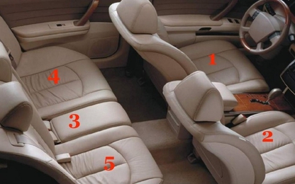 Ngồi ở đâu có tỉ lệ sống sót cao nhất trên ô tô?