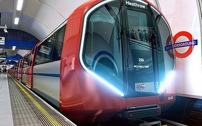 Cận cảnh lắp đặt hệ thống tàu điện ngầm mới tại London