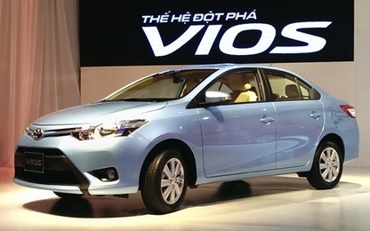 Toyota Vios thống trị phân khúc sedan hạng B ở VN