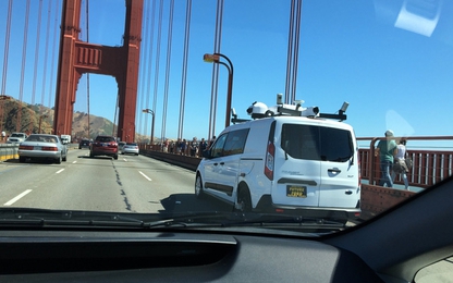 Lộ diện chiếc xe tự lái thử nghiệm của Apple