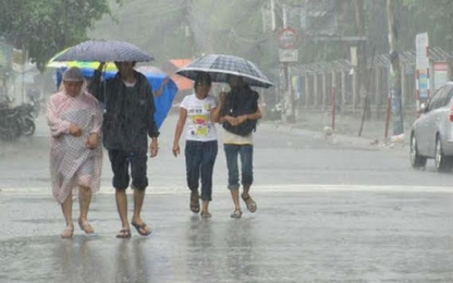 Miền Bắc mưa to hết nghỉ lễ 2/9