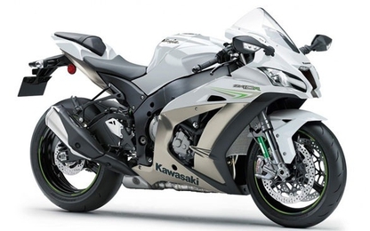 Siêu mô tô Kawasaki ZX-10R 2017 có thêm màu trắng mới