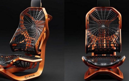 Lexus giới thiệu ý tưởng ghế xe hơi bằng... tơ nhện
