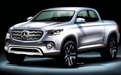 Bán tải hạng sang của Mercedes Benz sắp lộ diện