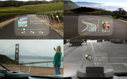 Biến kính chắn gió ô tô trở thành màn hình điện thoại