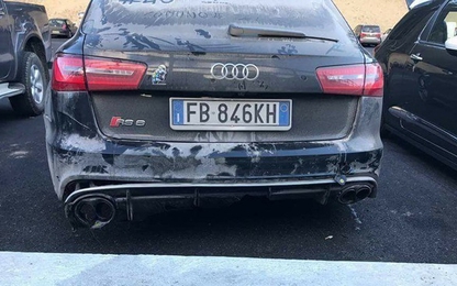 Valentino Rossi gặp nạn cùng Audi RS6 khi đang nghỉ dưỡng tại Ý