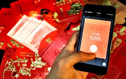 75% người Trung Quốc chuyển sang dùng lì xì điện tử